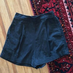 Black Cotton Madewell Shorts